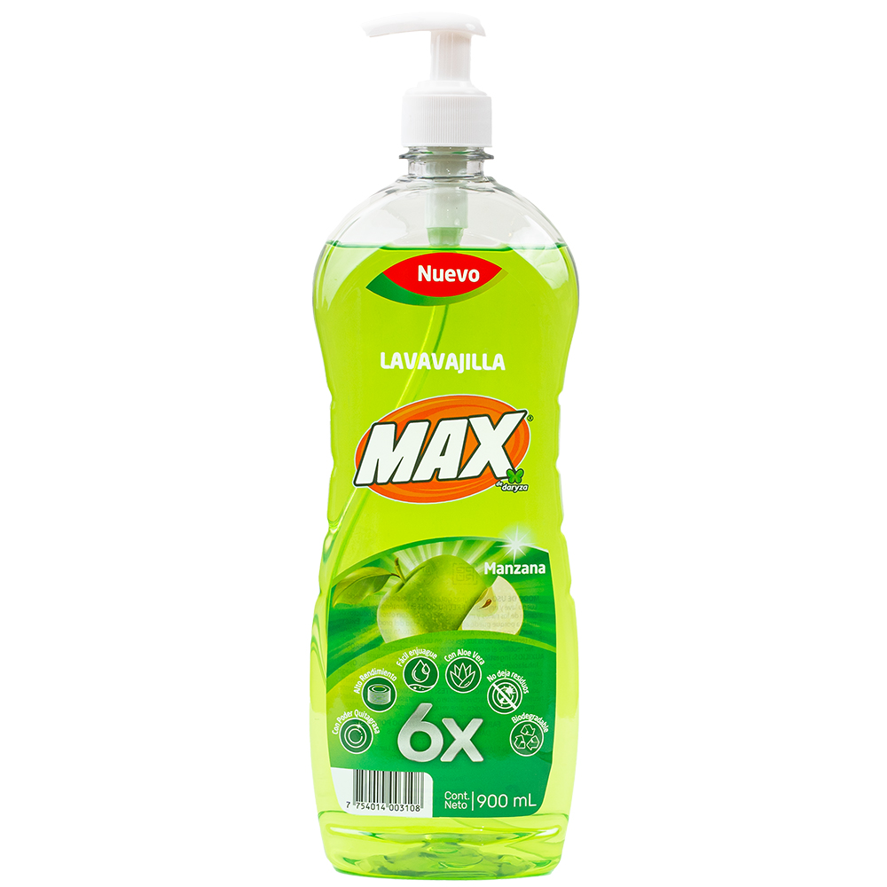 Lavavajilla Manzana Max De Daryza Frasco X 900 Ml 025015 Casalinda 2785